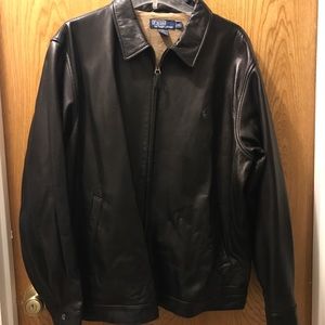 Polo by Ralph Lauren Men’s Leather Jacket XL  EUC